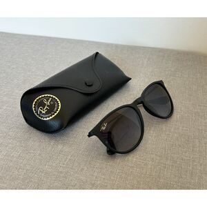 Ray-Ban RB4171 Erika Sunglasses Matte Black w/ Case